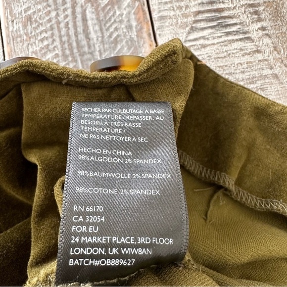 Urban Outfitters-BDG Double Pocket Velvet Button Front Mini Skirt (Size:Large) - Picture 9 of 10